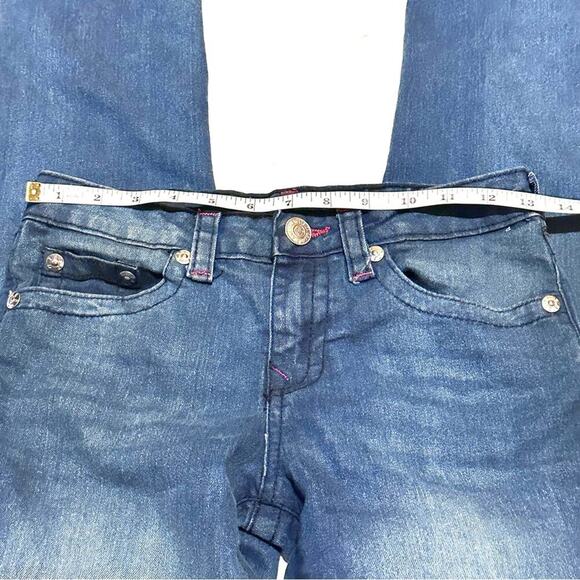 True Religion Geno Relaxed Straight Medium Wash Denim Jeans Girls 12 - Picture 7 of 9
